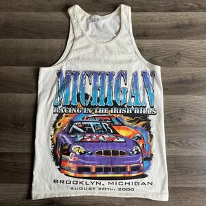 VTG NASCAR Tank Top Sm Pepsi 400 Winston Cup Michigan Int Speedway Racing‎ 2000